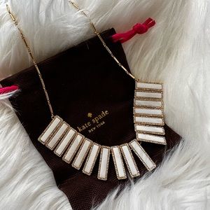 Kate Spade understated elegance statement necklace